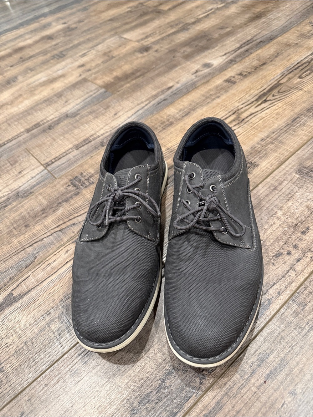 Men's ALDO Casual Lace-Up Shoes in Charcoal Gray